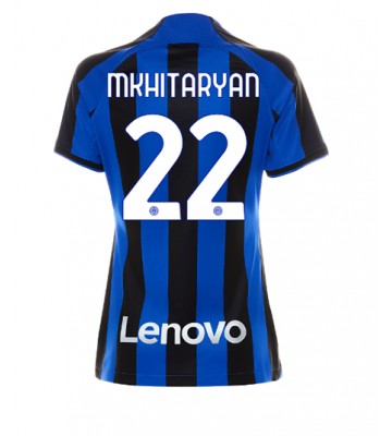 Inter Milan Henrikh Mkhitaryan #22 Hjemmedrakt Kvinner 2022-23 Kortermet